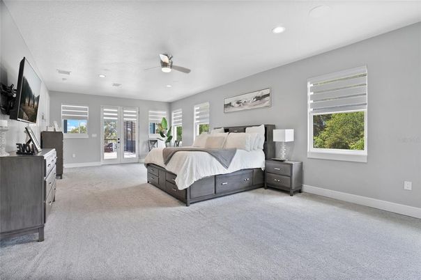 Bedroom, Interior, Recessed Lighting