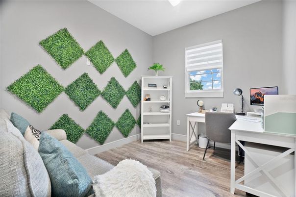 Home Office, Interior, Wood Texture Flooring