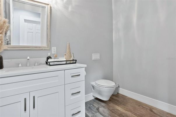 Bathroom, Interior, Wood Texture Flooring