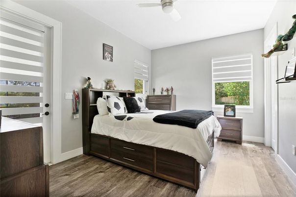 Bedroom, Interior, Wood Texture Flooring