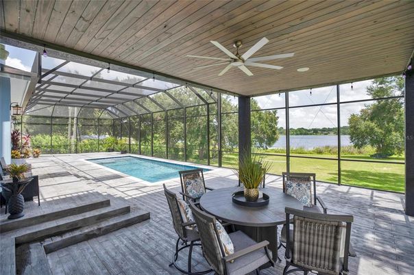Glass Ceilings, Interior, Pool, Sun Room, Wooden Ceilings, Wood Texture Flooring