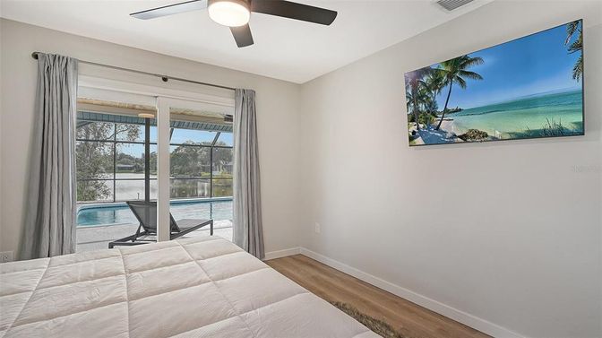 Bedroom, Interior, Wood Texture Flooring