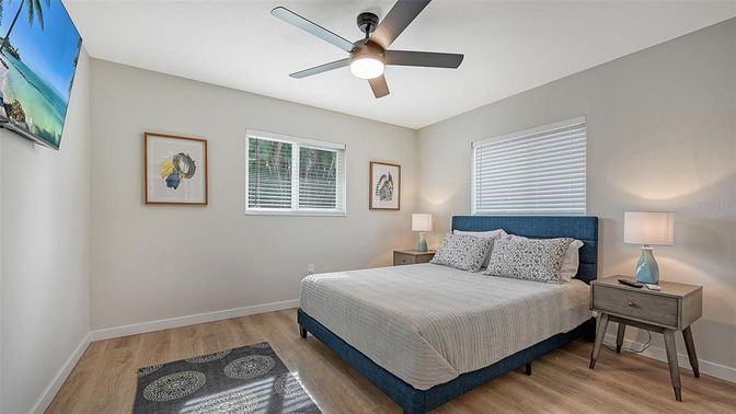 Bedroom, Interior, Wood Texture Flooring