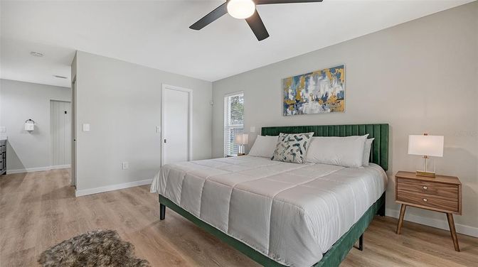 Bedroom, Interior, Wood Texture Flooring