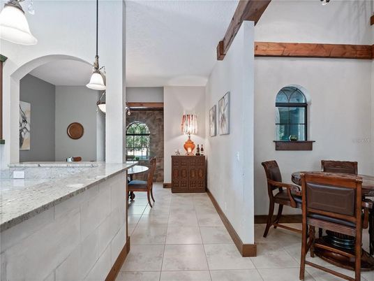 Dining room, Interior, Pendant Lights