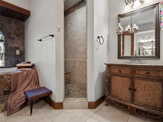 Bathroom, Interior, Stone Walls
