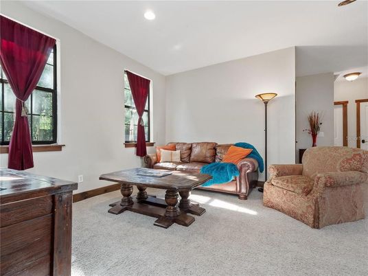 Interior, Living room, Recessed Lighting