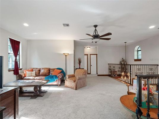 Interior, Living room, Recessed Lighting