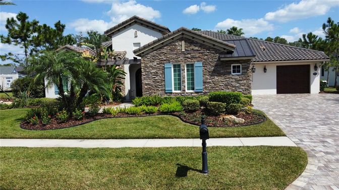 Attached, Exterior, Facade, Solar Panels, Mediterranean