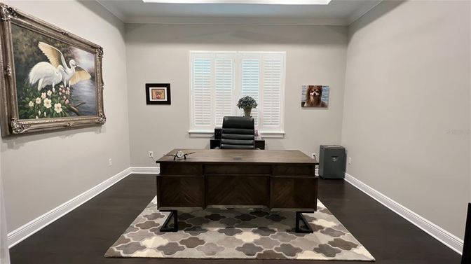Home Office, Interior, Wood Texture Flooring