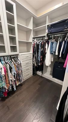 Interior, Walk-in Closets, Wood Texture Flooring