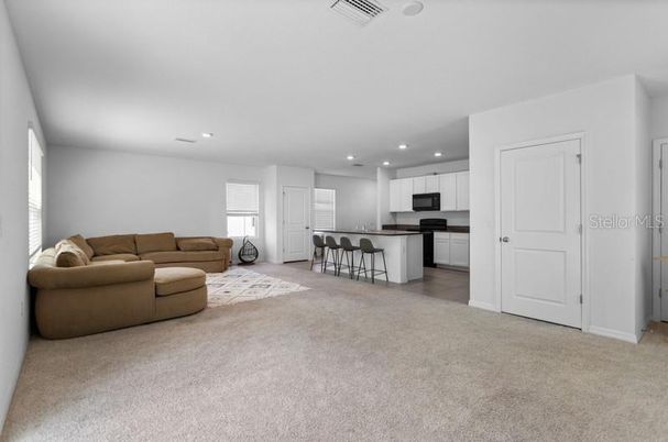 Interior, Kitchen, Living room, Recessed Lighting