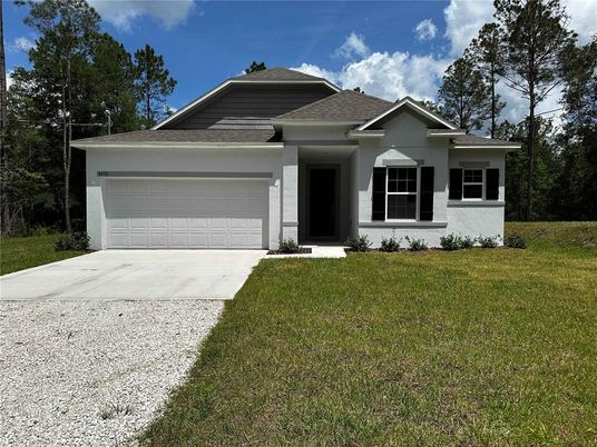 Attached, Exterior, Facade, Ranch