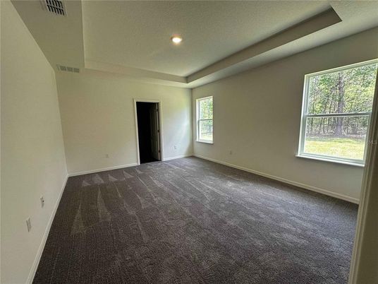 Empty room, Interior, Recessed Lighting