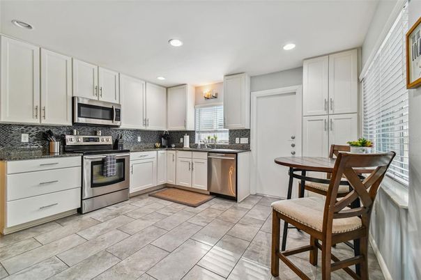 Interior, Kitchen, Recessed Lighting, Stainless Steel Appliances