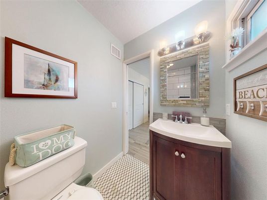 Bathroom, Interior, Wood Texture Flooring