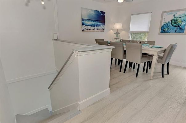 Dining room, Interior, Wood Texture Flooring