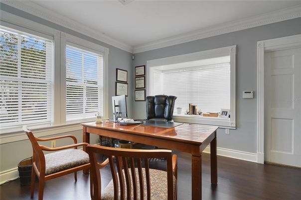 Home Office, Interior, Wood Texture Flooring