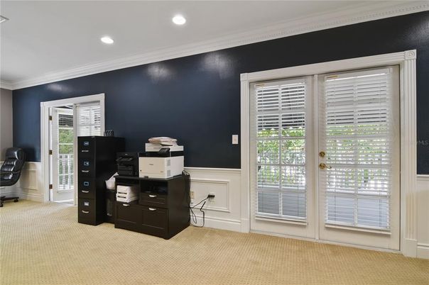 Home Office, Interior, Recessed Lighting