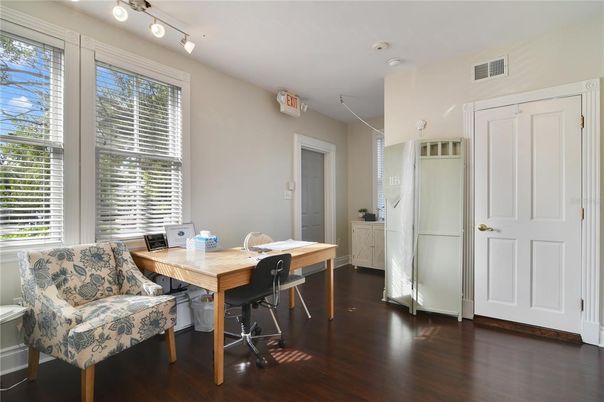 Home Office, Interior, Wood Texture Flooring