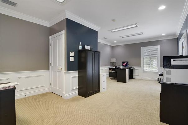 Home Office, Interior, Recessed Lighting