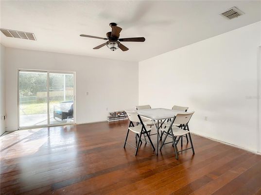 Dining room, Interior, Wood Texture Flooring