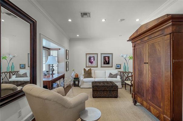 Interior, Living room, Recessed Lighting