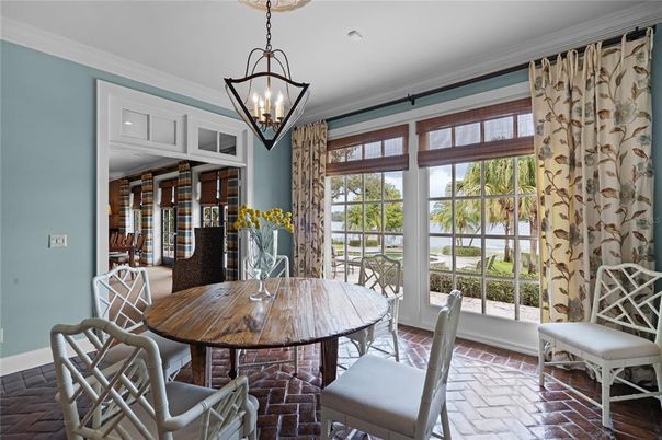 Dining room, Interior, Pendant Lights