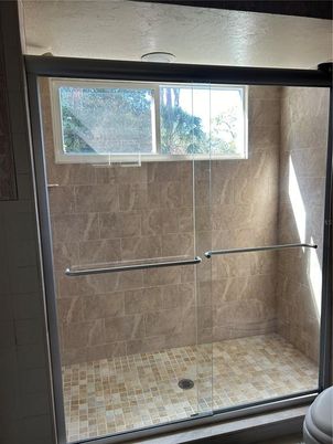 Bathroom, Glass Shower, Interior
