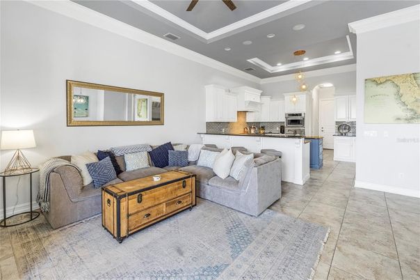 Interior, Kitchen, Living room, Recessed Lighting, Stainless Steel Appliances