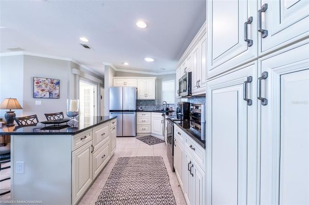 Interior, Kitchen, Recessed Lighting, Stainless Steel Appliances