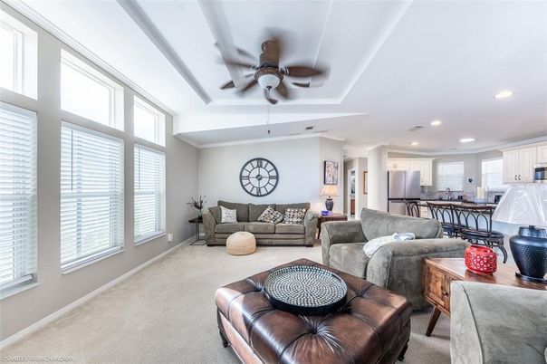 Dining room, Interior, Kitchen, Living room, Recessed Lighting