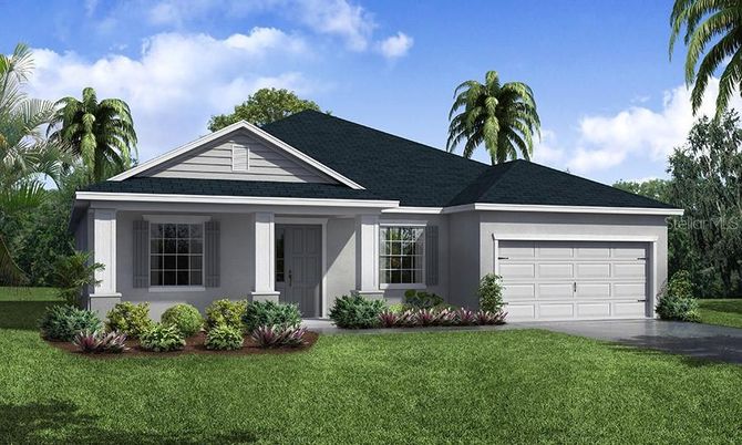 Attached, Exterior, Facade, Ranch