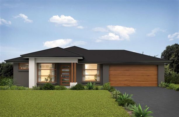 Attached, Backyard, Exterior, Facade, Modern