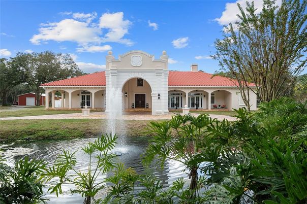 Backyard, Exterior, Facade, Mediterranean