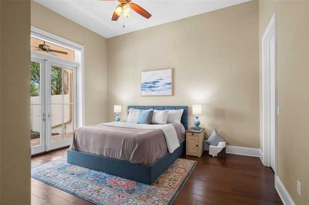 Bedroom, Interior, Wood Texture Flooring