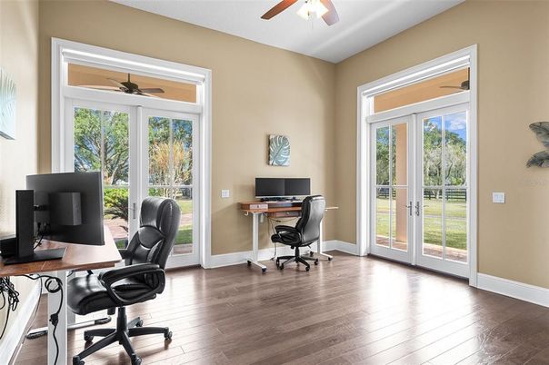 Home Office, Interior, Wood Texture Flooring