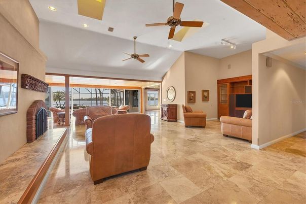 Interior, Living room, Recessed Lighting