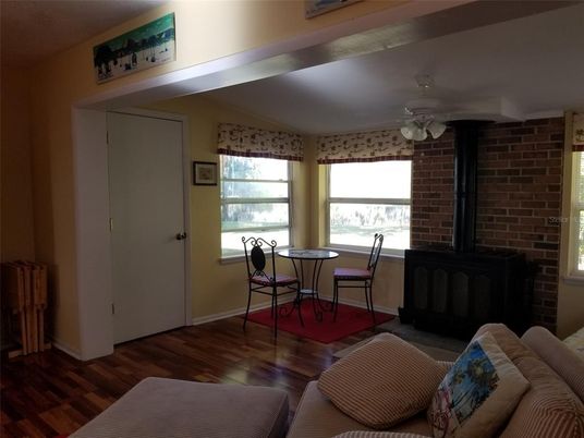 Dining room, Interior, Stone Walls, Wood Texture Flooring