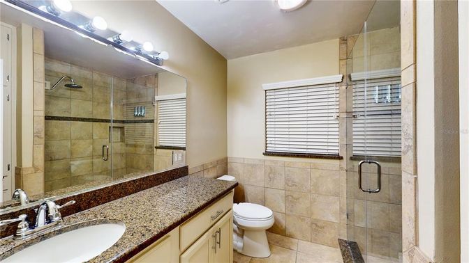 Bathroom, Glass Shower, Interior