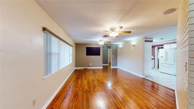 Empty room, Interior, Kitchen, Wood Texture Flooring