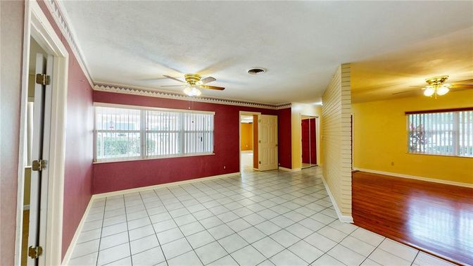 Empty room, Interior, Wood Texture Flooring