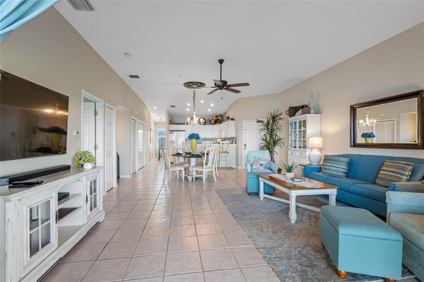 Dining room, Interior, Kitchen, Living room, Pendant Lights, Recessed Lighting