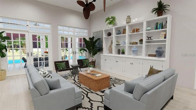 Interior, Living room, Wooden Beams, Wood Texture Flooring