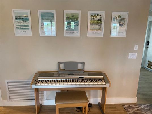Interior, Piano, Wood Texture Flooring