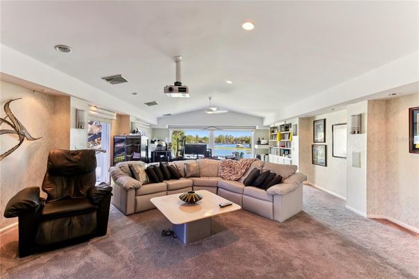 Interior, Living room, Recessed Lighting