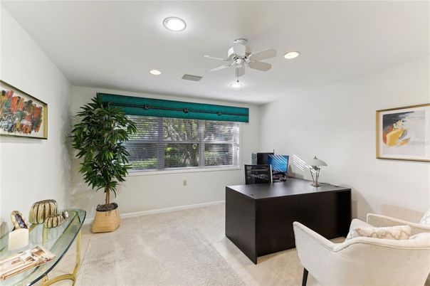 Home Office, Interior, Recessed Lighting