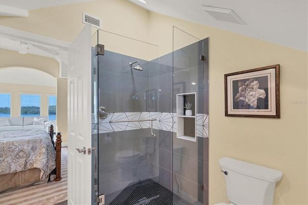 Bathroom, Bedroom, Glass Shower, Interior