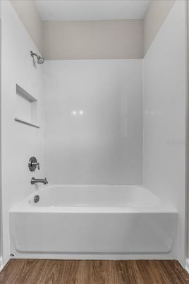 Bathroom, Interior, Wood Texture Flooring