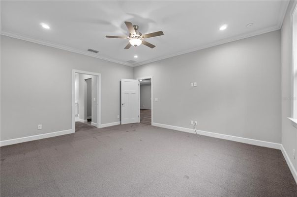 Empty room, Interior, Recessed Lighting